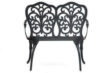 Скамья Tetchair Secret De Maison Symphonie сплав металла/алюминий, 95х56х92см, черный