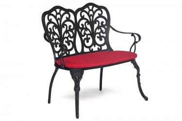 Скамья Tetchair Secret De Maison Symphonie сплав металла/алюминий, 95х56х92см, черный