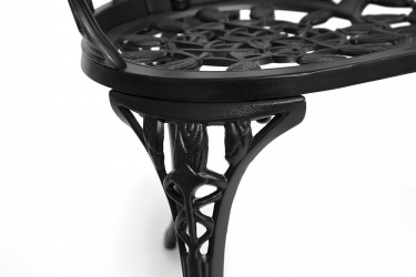 Скамья Tetchair Secret De Maison Strauss Штраус алюминиевый сплав, 99хх56х76см, черный