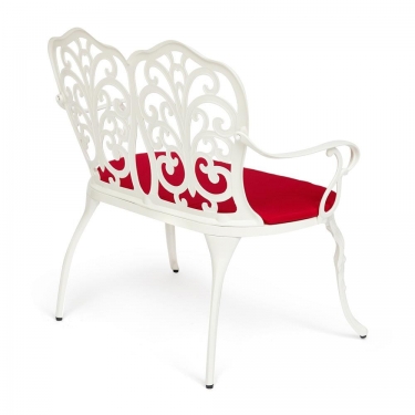 Скамья Secret De Maison Symphonie + подушка алюминиевый сплав, 955692, butter white
