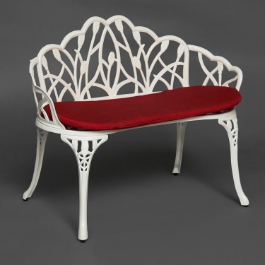 Скамья Secret De Maison Strauss Штраус + подушка алюминиевый сплав, 995676, butter white