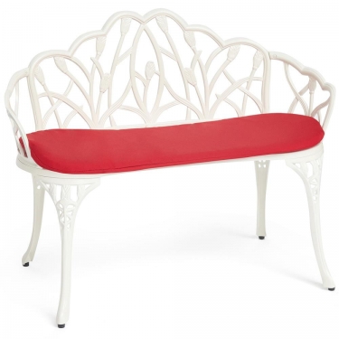 Скамья Secret De Maison Strauss Штраус + подушка алюминиевый сплав, 995676, butter white