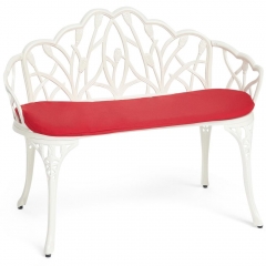 Скамья Secret De Maison Strauss Штраус + подушка алюминиевый сплав, 995676, butter white