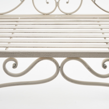 Скамья Tetchair Secret de Maison BEAUJOLAIS mod. PL08-8574 металл, 136х46х96см, белый антик antique white