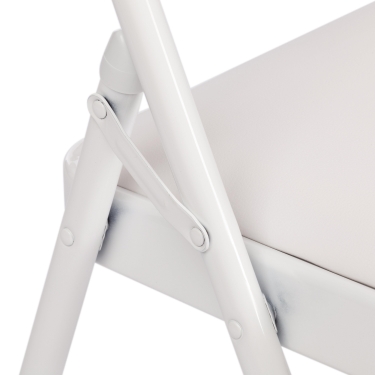 Стул складной Tetchair FOLDER mod. 3022G металл / экокожа, white белый / white белый