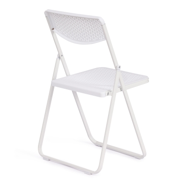 Стул складной Tetchair FOLDER mod. 3016 каркас металл, сиденье/спинка пластик, white белый