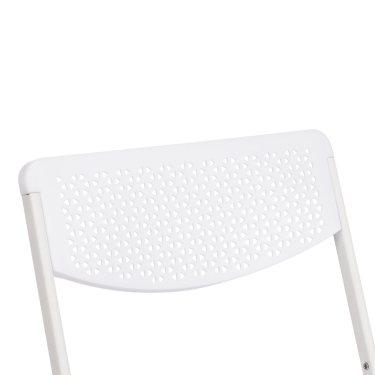 Стул складной Tetchair FOLDER mod. 3016 каркас металл, сиденье/спинка пластик, white белый