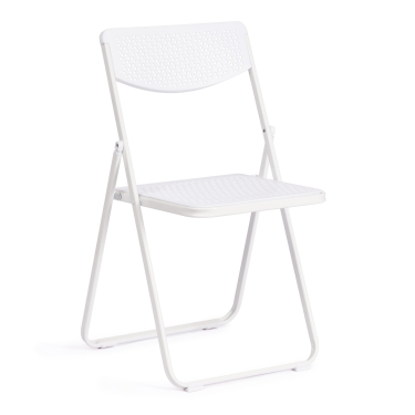Стул складной Tetchair FOLDER mod. 3016 каркас металл, сиденье/спинка пластик, white белый