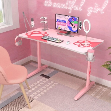 Стол для компьютера для геймеров EUREKA GIP 47 Pink