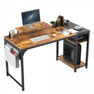 Стол письменный для компьютера EUREKA ZX-SS140B-RBB с шириной 140 см Brown