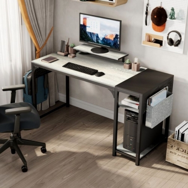 Стол письменный для компьютера EUREKA ZX-SS140B-OGB с шириной 140 см Oak Grey