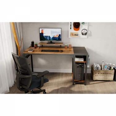 Стол письменный для компьютера EUREKA ZX-SS140B-RWB с шириной 140 см Reclaimed Wood