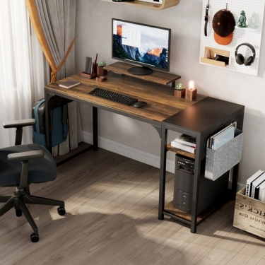 Стол письменный для компьютера EUREKA ZX-SS140B-RWB с шириной 140 см Reclaimed Wood