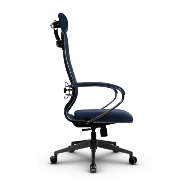 Кресло офисное METTA B 2m 34P/K127, Основание 17832 Комплект 4 Синее