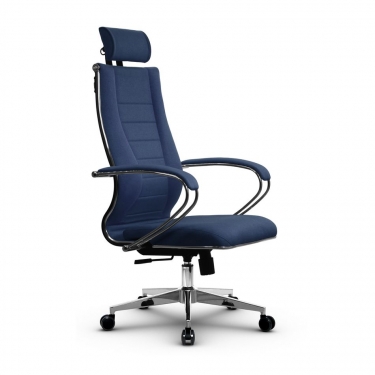 Кресло офисное METTA B 2m 34PF/K127, Основание 17834 Комплект 3 Синее