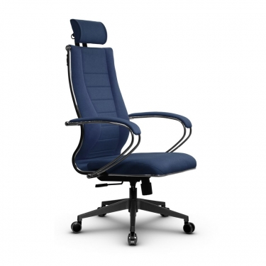 Кресло офисное METTA B 2m 34PF/K127, Основание 17832 Комплект 4 Синее