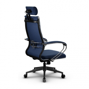 Кресло офисное METTA B 2m 34PF/K127, Основание 17832 Комплект 4 Синее