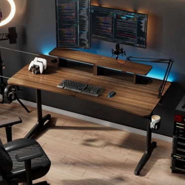 Стол для компьютера для геймеров EUREKA GIP 60, Walnut EUREKA GIP 60 Walnut