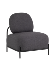 Кресло Stool group Стоун рогожка тёмно-серый