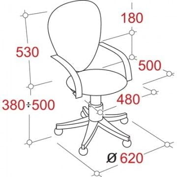 Кресло EChair-304 329252 Черное
