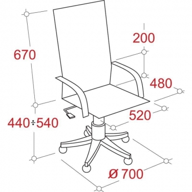 Кресло EChair-625 TJP 334352 Серое