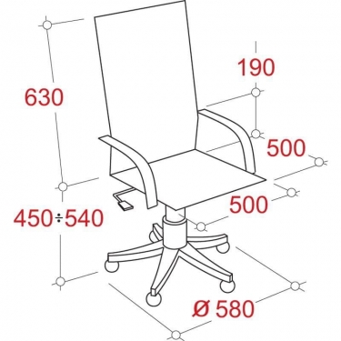 Кресло руководителя EСhair-509 TPU 338539 Бежевое