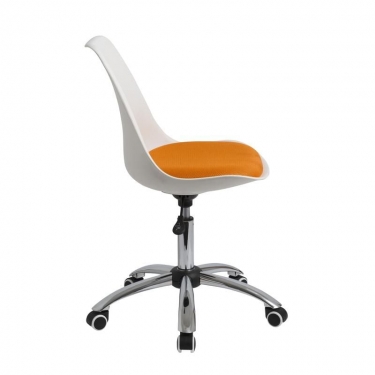 Кресло Echair-212 PTW 480761 Белое Оранжевое