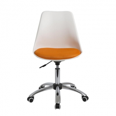 Кресло Echair-212 PTW 480761 Белое Оранжевое