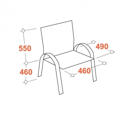 Конференц-кресло Echair-811 VPU 620978 Черное