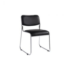 Стул для посетителей Echair-802 VP к/з 478750 черный хром