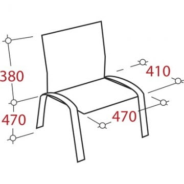 Стул для посетителей UP_EChair Rio ИЗО С-6/ТК-9 18542