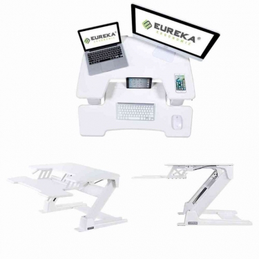 Подставка на компьютерный стол для работы стоя EUREKA ERK-CV-PRO36W Белый