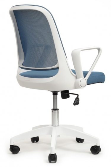 Кресло компьютерное RV DESIGN W-158 white Синий