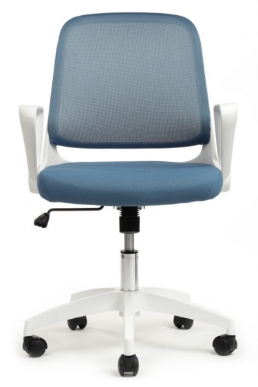 Кресло компьютерное RV DESIGN W-158 white Синий
