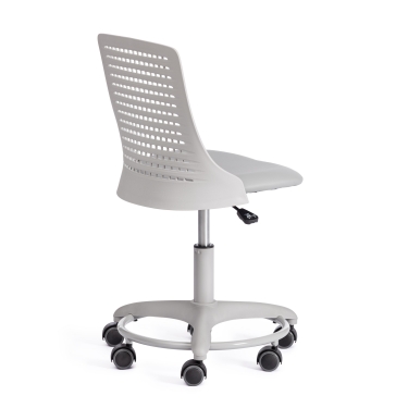 Кресло детское Tetchair Kiddy кож/зам, серый