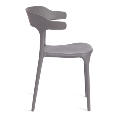 Стул Tetchair TON mod. PC33 пластик, 49 x 52 x 74 см, Dark-grey темно-cерый 15537