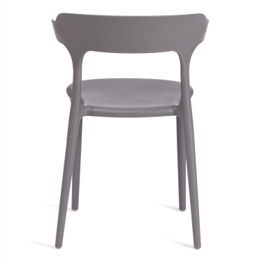 Стул Tetchair TON mod. PC33 пластик, 49 x 52 x 74 см, Dark-grey темно-cерый 15537