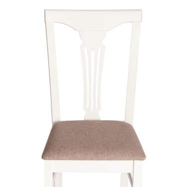 Стул Tetchair Гермес/ Hermes, Ivory white, ткань серая TM-164