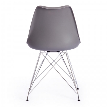 Стул TULIP IRON CHAIR mod.EC-123 / 1 шт. в упаковке металл/пластик, 54,54883,5см, серый