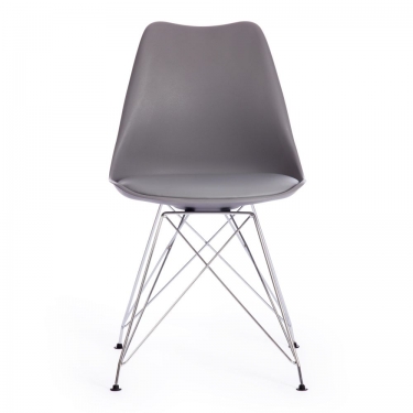 Стул TULIP IRON CHAIR mod.EC-123 / 1 шт. в упаковке металл/пластик, 54,54883,5см, серый