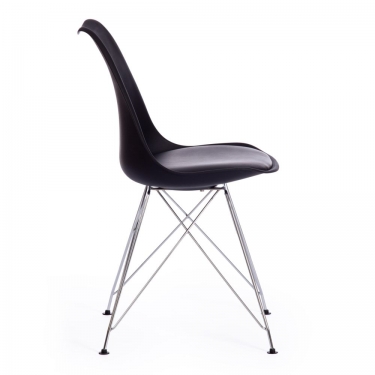 Стул TULIP IRON CHAIR mod.EC-123 / 1 шт. в упаковке металл/пластик, 54,54883,5см, черный