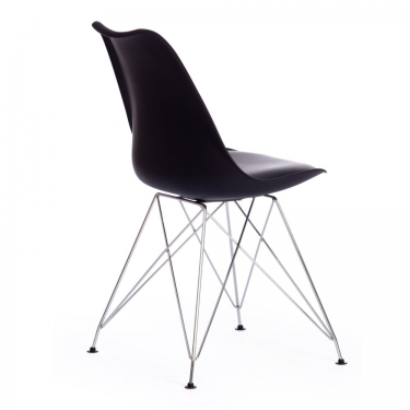 Стул TULIP IRON CHAIR mod.EC-123 / 1 шт. в упаковке металл/пластик, 54,54883,5см, черный