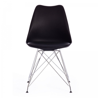 Стул TULIP IRON CHAIR mod.EC-123 / 1 шт. в упаковке металл/пластик, 54,54883,5см, черный