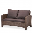 Плетеный диван Афина-мебель S58A-W773 Brown