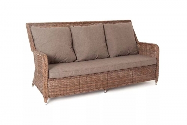 Диван трехместный Гляссе YH-C3579W-2 brown