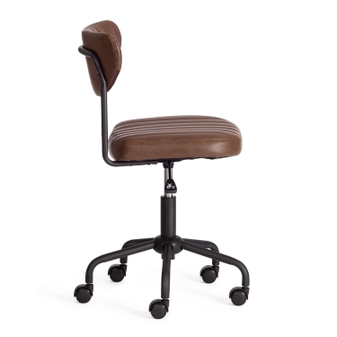 Кресло Tetchair SLIM иск. кожа, Dark brown темно-коричневый