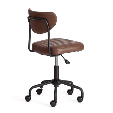 Кресло Tetchair SLIM иск. кожа, Dark brown темно-коричневый