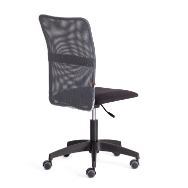 Кресло Tetchair START флок/ткань, черный/серый, 35/W-12