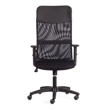 Кресло Tetchair PRACTIC PLT ткань/кож/зам, черный, TW-11 / W-11 / 36-6