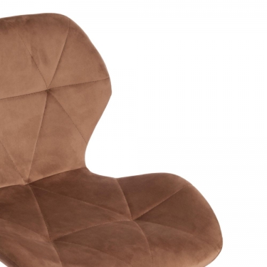 Офисное кресло Recaro mod.007 / 1 шт. в упаковке металл, вельвет, 45x74+10см, коричневый HLR11